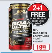 NPL BCAA Ultra Energy Drink Assorted-440ml Each