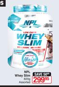 NPL Whey Slim Assorted-820g