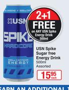 USN Spike Sugar Free Energy Drink Assorted-500ml Each