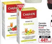 Carmien Energise Plus Cleanse Tea Banded Pack-2 x 20 Teabags Per Pack