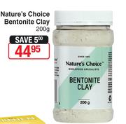 Nature's Choice Bentonite Clay-200g