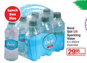 Bene Still Or Sparkling Water Assorted-6 x 330ml Per 6 Pack