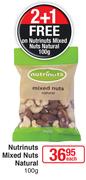 Nutrinuts Mixed Nuts Natural-100g Each