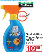 SunLab Kids Trigger Spray SPF50-250ml
