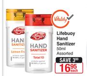 Lifebuoy Hand Sanitizer Assorted-50ml Each