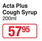 Vicks Acta Plus Cough Syrup-200ml