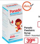 Panado Paediatric Syrup Assorted-100ml