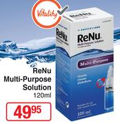 Bausch + Lomb Renu Multi Purpose Solution-120ml