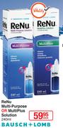 Bausch + Lomb Renu Multi Purpose Or Multi Plus Solution-240ml Each