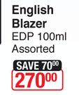 English Blazer EDP Assorted-100ml Each