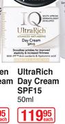 IQ UltraRich Day Cream SPF15-50ml Each