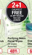 Himalaya Purifying Neem Facial Wipes-25 Wipes Each