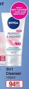 Nivea 3In1 Cleanser-150ml Each