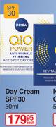 Nivea Day Cream SPF30-50ml Each