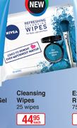 Nivea Cleansing  Wipes-25 Wipes Each