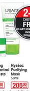 Uriage Hyseac Purifying Mask-50ml Each