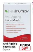 Skin Strategy Anti Ageing Face Mask-5 Pack