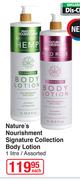 Nature's Nourishment Signature Collection Body Lotion Assorted-1Ltr Each