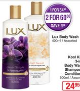 Lux Body Wash Assorted-400ml