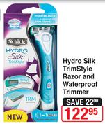 Schick Hydro Silk Trimstyle Razor And Waterproof Trimmer