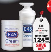 E45 Cream Jar Or Pump-500g Each