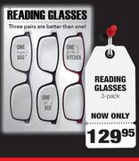 Reading Glasses-3's Per Pack