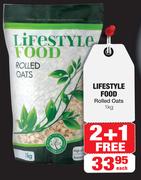 Lifestyle Food Rolled Oats-1Kg