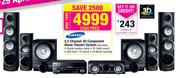 Samsung 5.2 Channel 3D Component Home Theatre System HW-E6500