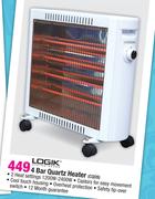  Logik 4 Bar Quartz Heater CQ09