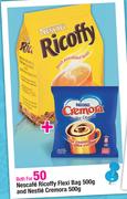 Nescafe Ricoffy Flexi Bag 500g & Nestle Cremora-500g