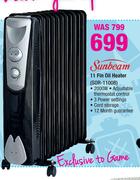 Sunbeam 11 Fin Oil Heater-SOR-1100B