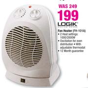 Logik Fan Heater-FH-101A
