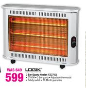 Logik 3 Bar Quartz Heater KS2700