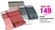 Aranda Lusso Fringed Shawl-150x165 Each