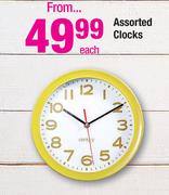 Assorted Clocks-Each