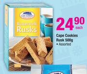 Cape Cookies Rusk Assorted-500g