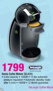 DeLonghi Genio Coffee Maker(Black)