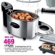 Logik 3ltr Oval Deep Fryer-DF-23