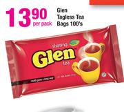Glen Tagless Tea Bag-100's Per Pack