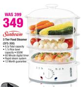 Sunbeam 3 Tier Food Steamer-SFS-300