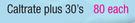 Centrum Caltrate Plus-30's Each