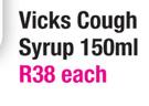 Vicks Cough Syrup-150ml
