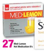 Med-Lemon Hot Medication-8's
