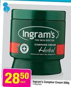 Ingram's Camphor Cream Assorted-500g Each