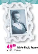 White Photo Frame-100x150mm