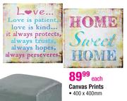 Canvas Prints-400x400mm Each