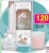 Diffuser And Candle Set-Per Set