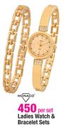 Monaco Ladies Watch & Bracelet Sets