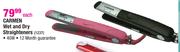 Carmen Wet & Dry Straighteners