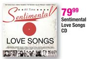 Sentimental Love Songs CD